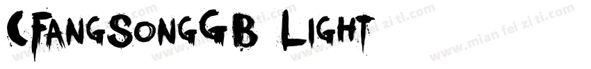 CFangSongGB Light字体转换